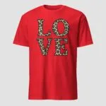 Love Leopard Skin Unisex T-Shirt - Image 11