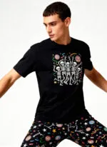 Dancing Skeletons Unisex T-Shirt - Image 2