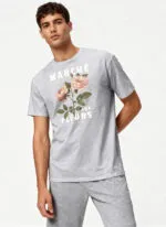 Marche Paris Aux Fleurs Unisex T-Shirt - Image 2
