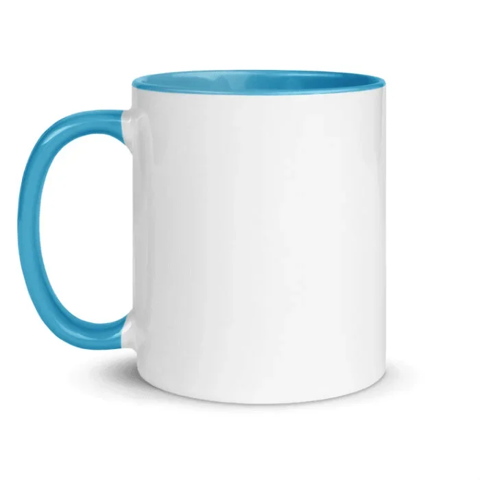 Product Catalogue UK - White Ceramic Mug with Colour Inside