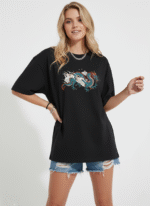 Japanese Dragon Unisex T-Shirt - Image 3