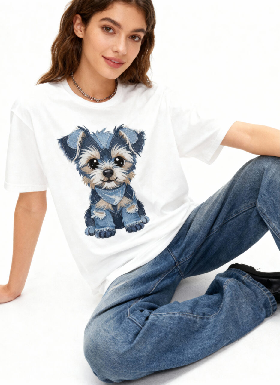 190 floor 3 Yorkshire Terrier, Unisex T-Shirt - Image 1