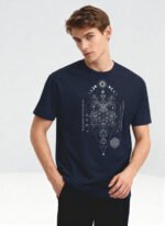 Cosmic Energy Mandala Unisex T-Shirt - Image 2