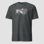 Japanese Dragon Unisex T-Shirt - Image 7