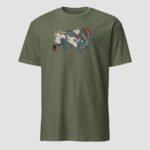 Japanese Dragon Unisex T-Shirt - Image 8