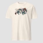 Japanese Dragon Unisex T-Shirt - Image 10