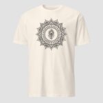 Peacock Mandala Unisex T-Shirt - Image 7