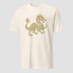 Chinese Asian Dragon Luck Unisex T-Shirt - Image 9