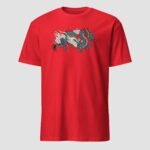 Japanese Dragon Unisex T-Shirt - Image 9