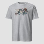 Japanese Dragon Unisex T-Shirt - Image 11