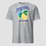 Positano Amalfi Coast, Limoncello, Freshly Squeezed Unisex T-Shirt - Image 9