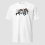 Japanese Dragon Unisex T-Shirt - Image 12
