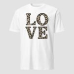 Love Leopard Skin Unisex T-Shirt - Image 6