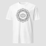 Lotus Mandala Unisex T-Shirt - Image 7