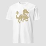 Chinese Asian Dragon Luck Unisex T-Shirt - Image 8