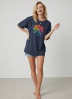 Leaf Mandala Unisex T-Shirt - Image 3