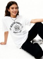 Healthy Habits, Happy Life Unisex T-Shirt