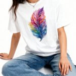 Vibrant feather Unisex T-Shirt