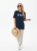 Hibiscus Flower Unisex T-Shirt - Image 3