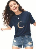 Mystic Moon Phase Unisex T-Shirt - Image 3