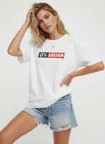 0% Vegan Unisex T-Shirt - Image 3