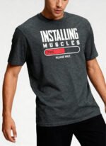 Installing Muscles Unisex T-Shirt - Image 2
