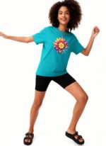 Bright Flower Unisex T-Shirt - Image 3