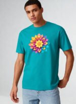 Bright Flower Unisex T-Shirt - Image 2