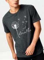 Dandelion Just Breathe Unisex T-Shirt - Image 2