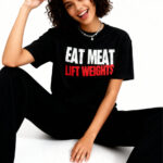 Eat Meat Lift Weights Unisex T-Shirt