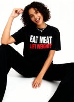 Eat Meat Lift Weights Unisex T-Shirt