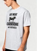 Eat Meat Not Vegetables Unisex T-Shirt - Image 2