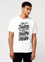 Yes I’m Fasting No I’m Not Crazy Unisex T-Shirt - Image 2