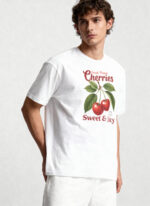 Cherries, Sweet & Juicy Unisex T-Shirt - Image 2
