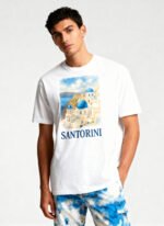 Santorini Unisex T-Shirt - Image 2