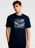 Sharks Ocean Unisex T-Shirt - Image 2