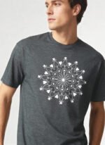 Heart Mandala Unisex T-Shirt - Image 2