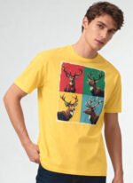Christmas deers Unisex T-Shirt - Image 2