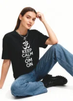 Keep Calm And Om On Unisex T-Shirt