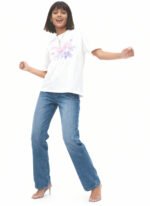 Watercolour flowers Unisex T-Shirt - Image 3