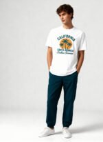 California, Santa Monica Unisex T-Shirt - Image 2