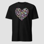 Butterfly Heart Unisex T-Shirt - Image 7