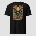 Sun, Floral Garden Unisex T-Shirt - Image 5