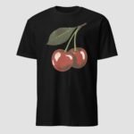 Retro Cherries Unisex T-Shirt - Image 5