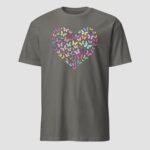 Butterfly Heart Unisex T-Shirt - Image 5