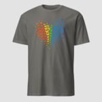 Rainbow Butterfly Unisex T-Shirt - Image 5