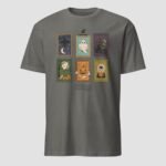 Halloween Stamps Unisex T-Shirt - Image 6