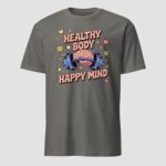 Healthy Body Happy Mind T-Shirt | Wellness & Self Care Tee | Vazink - Image 7