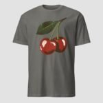 Retro Cherries Unisex T-Shirt - Image 6