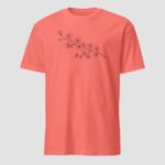 Cherry Blossom Sakura T-Shirt | Minimalist Japanese Floral Design - Image 9